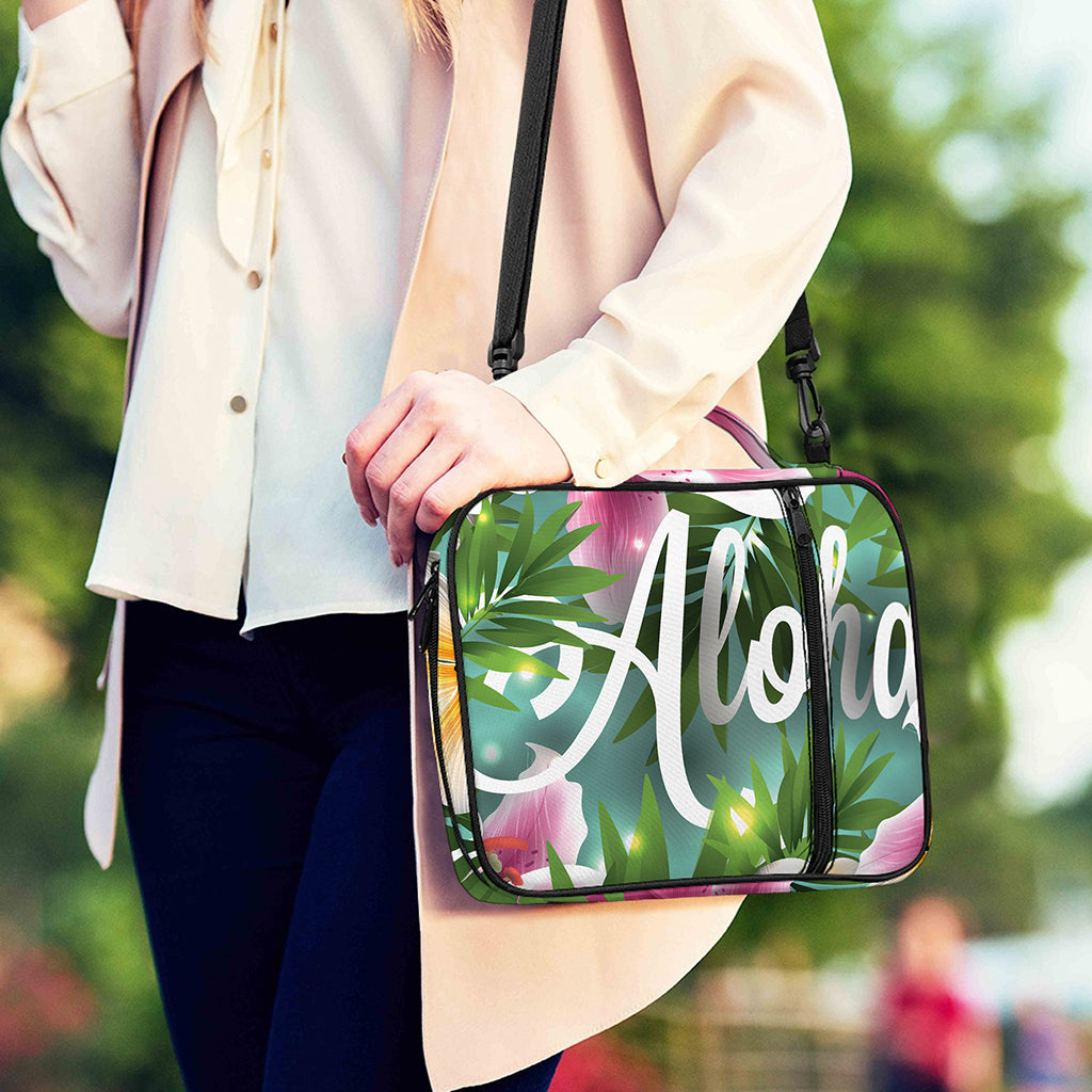 Aloha Hawaiian Flower Print Shoulder Strap Bible Bag