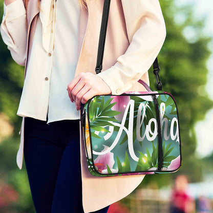 Aloha Hawaiian Flower Print Shoulder Strap Bible Bag
