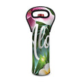Aloha Hawaiian Flower Print Single Neoprene Wine Tote