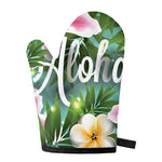 Aloha Hawaiian Flower Print Single Oven Mitt