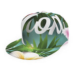 Aloha Hawaiian Flower Print Snapback Cap