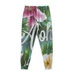 Aloha Hawaiian Flower Print Sweatpants