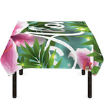 Aloha Hawaiian Flower Print Tablecloth