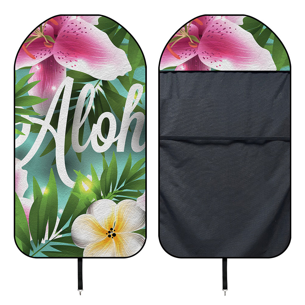 Aloha Hawaiian Flower Print Waterproof Car Seat Cover