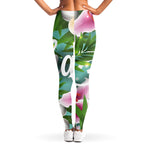 Aloha Hawaiian Flower Print Women's Leggings