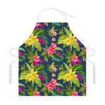 Aloha Hawaiian Flowers Pattern Print Adjustable Apron