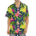 Aloha Hawaiian Flowers Pattern Print Aloha Shirt