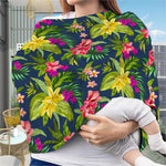 Aloha Hawaiian Flowers Pattern Print Baby Seat Cover