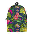 Aloha Hawaiian Flowers Pattern Print School Backpack