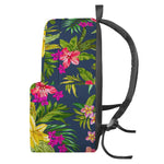 Aloha Hawaiian Flowers Pattern Print Backpack