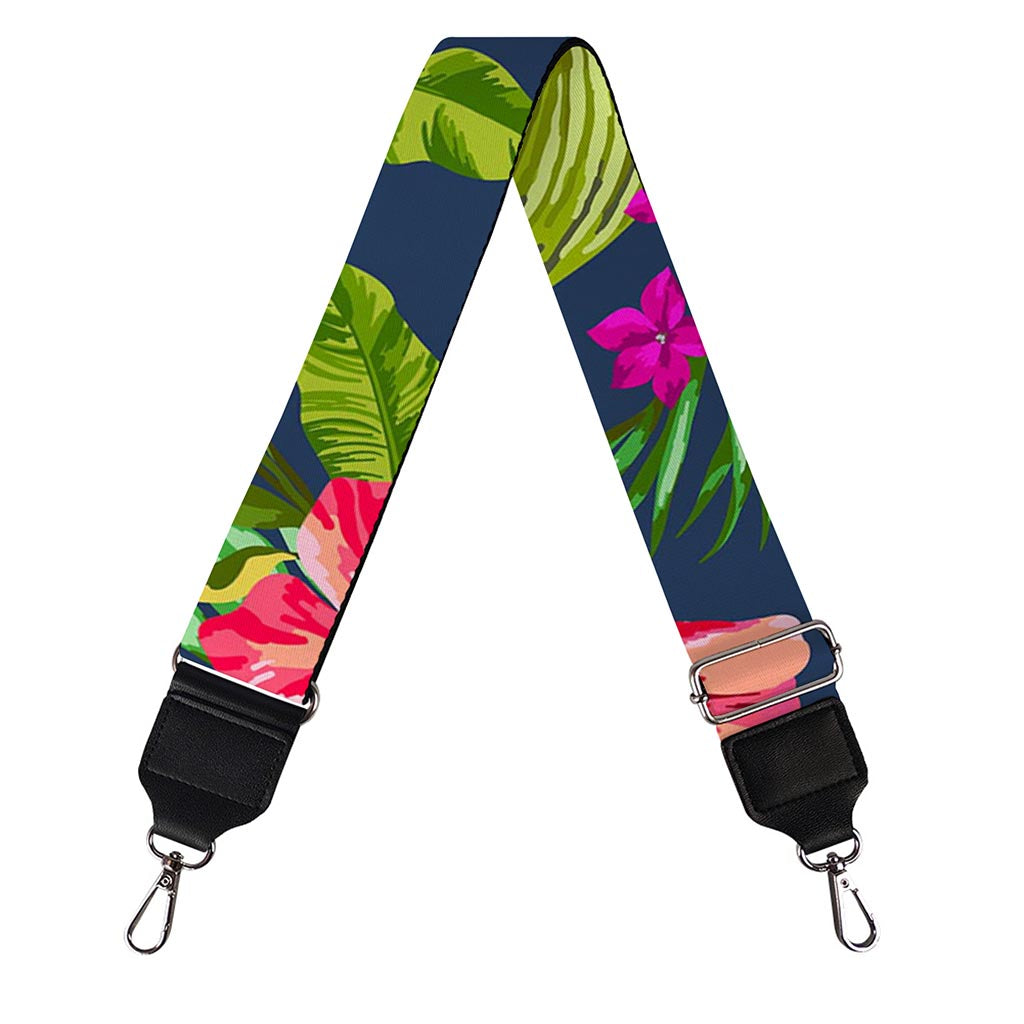 Aloha Hawaiian Flowers Pattern Print Bag Strap