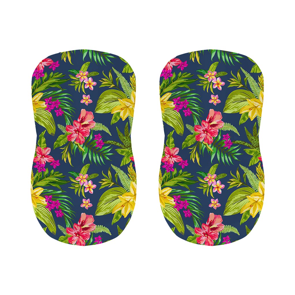 Aloha Hawaiian Flowers Pattern Print Bar Stool Covers