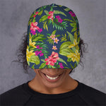 Aloha Hawaiian Flowers Pattern Print Baseball Cap