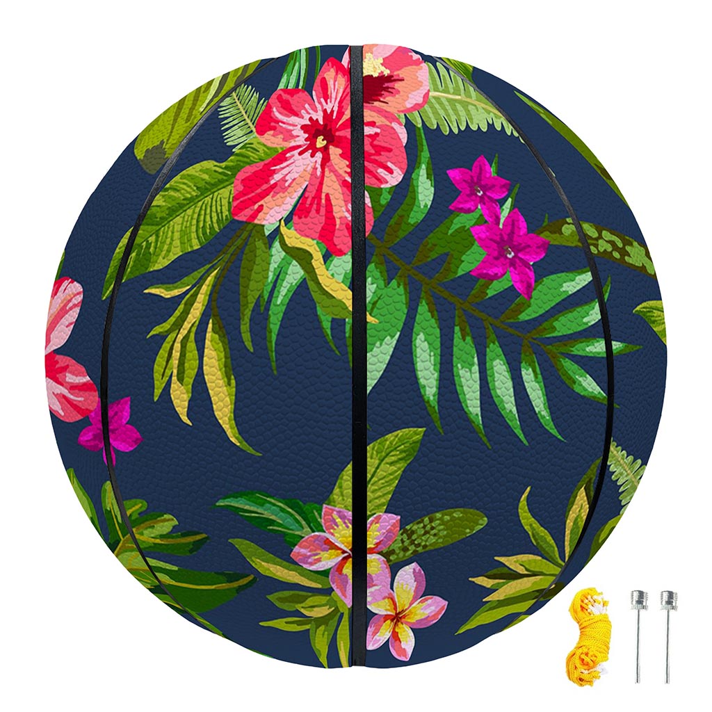 Aloha Hawaiian Flowers Pattern Print Basketball