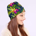 Aloha Hawaiian Flowers Pattern Print Beanie