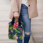 Aloha Hawaiian Flowers Pattern Print Bible Tote Bag