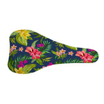 Aloha Hawaiian Flowers Pattern Print Bicycle Seat Cover