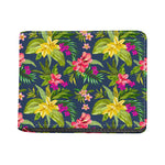 Aloha Hawaiian Flowers Pattern Print Bifold Wallet