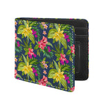 Aloha Hawaiian Flowers Pattern Print Bifold Wallet
