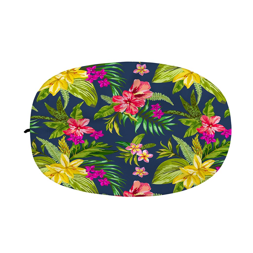 Aloha Hawaiian Flowers Pattern Print Car Side Mirror Covers
