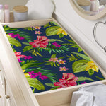 Aloha Hawaiian Flowers Pattern Print Changing Pad Cover