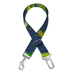 Aloha Hawaiian Flowers Pattern Print Dog Seat Belt