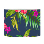 Aloha Hawaiian Flowers Pattern Print Drum Lamp Shade