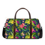Aloha Hawaiian Flowers Pattern Print Duffle Bag