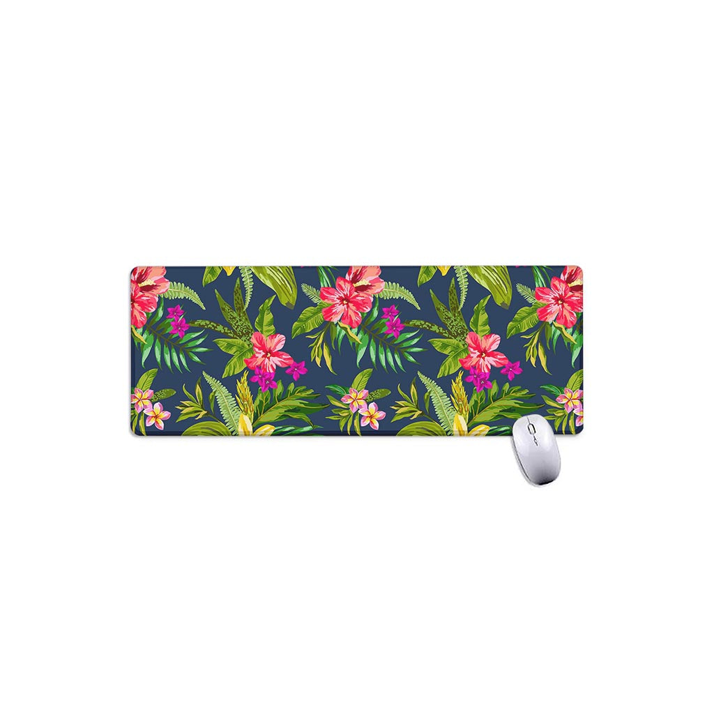 Aloha Hawaiian Flowers Pattern Print Extended Mouse Pad