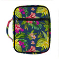 Aloha Hawaiian Flowers Pattern Print Front Pocket Bible Bag