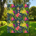 Aloha Hawaiian Flowers Pattern Print Garden Flag