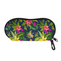 Aloha Hawaiian Flowers Pattern Print Glasses Case
