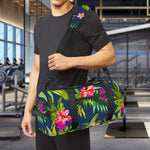 Aloha Hawaiian Flowers Pattern Print Gym Bag