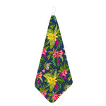Aloha Hawaiian Flowers Pattern Print Hand Towel