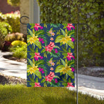 Aloha Hawaiian Flowers Pattern Print House Flag