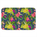 Aloha Hawaiian Flowers Pattern Print Indoor Door Mat