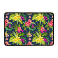 Aloha Hawaiian Flowers Pattern Print Kitchen Mat