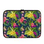 Aloha Hawaiian Flowers Pattern Print Laptop Sleeve