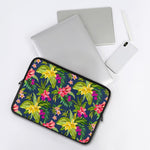 Aloha Hawaiian Flowers Pattern Print Laptop Sleeve