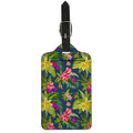 Aloha Hawaiian Flowers Pattern Print Luggage Tag