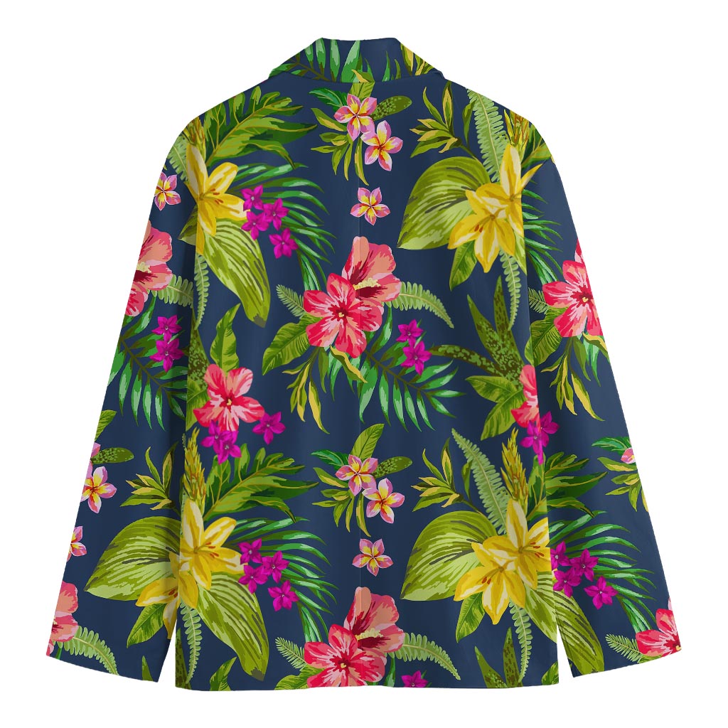 Aloha Hawaiian Flowers Pattern Print Men's Blazer