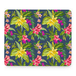 Aloha Hawaiian Flowers Pattern Print Mouse Pad