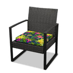 Aloha Hawaiian Flowers Pattern Print Outdoor Seat Cushion Cover