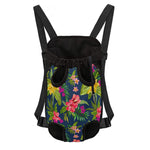 Aloha Hawaiian Flowers Pattern Print Pet Carrier Backpack