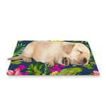 Aloha Hawaiian Flowers Pattern Print Pet Cooling Mat Cover
