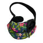 Aloha Hawaiian Flowers Pattern Print Pet Sling Carrier