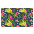 Aloha Hawaiian Flowers Pattern Print Polyester Doormat