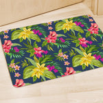 Aloha Hawaiian Flowers Pattern Print Polyester Doormat