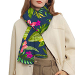 Aloha Hawaiian Flowers Pattern Print Scarf