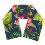 Aloha Hawaiian Flowers Pattern Print Scarf
